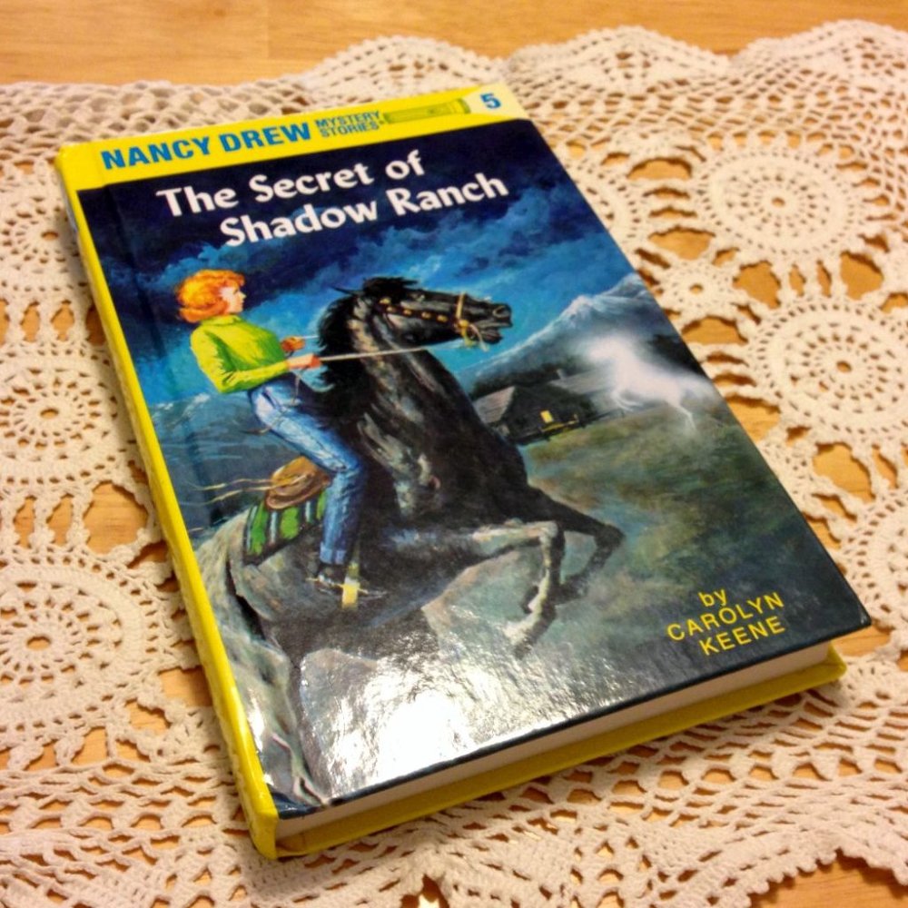 Book Sale! 3 for $10! Nancy Drew #5  - Secret of Shadow Ranch, middle grades